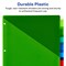 Avery Big Tab Dividers for 3 Ring Binders, 8-Tab Set, Two-Pocket Plastic Binder Dividers, Insertable Big Tabs, Multicolor, Works With Sheet Protectors, 1 Set (11907) - 24 Pack